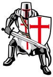 Caballero de Templar stock de ilustración Caballero de Templar stock de ilustración