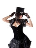 Cabaret girl in top hat royalty free stock photo Cabaret girl in top hat royalty free stock photo