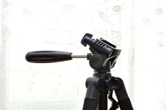 cabeça do tripé para o tiro da foto e do vídeo fotografia de stock cabeça do tripé para o tiro da foto e do vídeo fotografia de stock