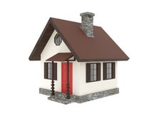 Cabine minuscule de maison de montagne image libre de droits Cabine minuscule de maison de montagne image libre de droits