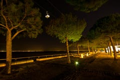 Cable Car At Night Stock Images Cable Car At Night Stock Images