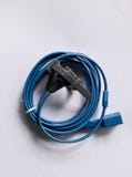 Cable del oxímetro del pulso del PDA en el fondo blanco foto de archivo Cable del oxímetro del pulso del PDA en el fondo blanco foto de archivo