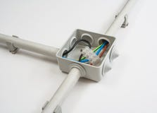 Cableado eléctrico imagen de archivo Cableado eléctrico imagen de archivo