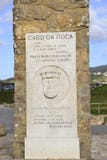 Cabo DA Roca, Portugal, l'astuce plus à l'ouest du cont européen image libre de droits Cabo DA Roca, Portugal, l'astuce plus à l'ouest du cont européen image libre de droits