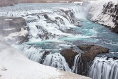 Cachoeira de Gullfoss em Islândia foto de stock Cachoeira de Gullfoss em Islândia foto de stock