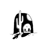 Cactus in the wild west vector illustration Cactus in the wild west vector illustration