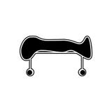 cadavere su un'icona medica del letto Elemento di paesaggio urbano per il concetto e l'icona mobili dei apps di web Glifo, icona royalty illustrazione gratis cadavere su un'icona medica del letto Elemento di paesaggio urbano per il concetto e l'icona mobili dei apps di web Glifo, icona royalty illustrazione gratis