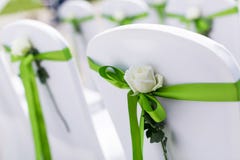 Cadeira do casamento imagens de stock Cadeira do casamento imagens de stock