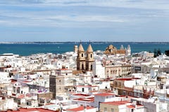 Cadiz Panoramic View royalty free stock photo Cadiz Panoramic View royalty free stock photo