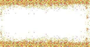 Cadre coloré doux de poudre de boules de sucre sur le fond blanc avec l'espace de copie Élément de salutation de design de carte illustration stock Cadre coloré doux de poudre de boules de sucre sur le fond blanc avec l'espace de copie Élément de salutation de design de carte illustration stock