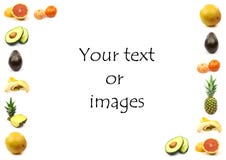 Cadre de fruit photographie stock Cadre de fruit photographie stock
