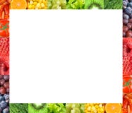Cadre de fruits frais et de légumes photo stock Cadre de fruits frais et de légumes photo stock