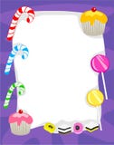 Cadre de sucrerie illustration libre de droits Cadre de sucrerie illustration libre de droits