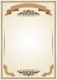 Cadre de vintage de vecteur au fond grunge avec illustration libre de droits Cadre de vintage de vecteur au fond grunge avec illustration libre de droits
