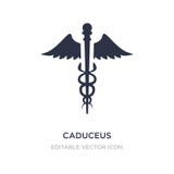 caduceus pictogram op witte achtergrond Eenvoudige elementenillustratie van Medisch concept vector illustratie caduceus pictogram op witte achtergrond Eenvoudige elementenillustratie van Medisch concept vector illustratie
