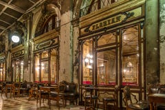 Cafe Florian In Piazza San Marco Venice Stock Image