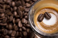 Caffè espresso Macchiato fotografia stock libera da diritti Caffè espresso Macchiato fotografia stock libera da diritti