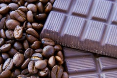 Café e chocolate Fotografia de Stock Royalty Free Café e chocolate Fotografia de Stock Royalty Free