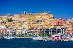 Cagliari Cityscape Royalty Free Stock Photo Cagliari Cityscape Royalty Free Stock Photo