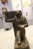 Statue of God Horus - Cairo Museum stock photography Statue of God Horus - Cairo Museum stock photography