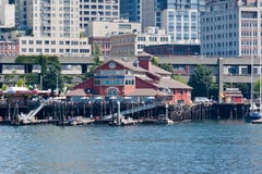 Cais 55 em Seattle Foto de Stock Royalty Free Cais 55 em Seattle Foto de Stock Royalty Free