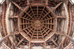 Caisson d'un temple photo stock Caisson d'un temple photo stock
