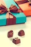 Caixas de presente dos chocolates foto de stock royalty free Caixas de presente dos chocolates foto de stock royalty free