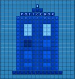 Caja de policía vieja ilustración del vector Caja de policía vieja ilustración del vector