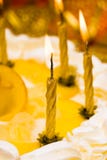 Cake And Candles Stock Images