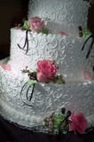 Cake With Roses Stock Photo