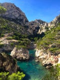 Calanque de Sugiton royalty free stock images Calanque de Sugiton royalty free stock images