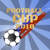 Calcio 2018 del fondo di vettore della tazza di campionato del mondo di calcio royalty illustrazione gratis Calcio 2018 del fondo di vettore della tazza di campionato del mondo di calcio royalty illustrazione gratis