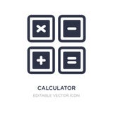 calculator buttons interface icon on white background. Simple element illustration from Education concept stock illustration calculator buttons interface icon on white background. Simple element illustration from Education concept stock illustration