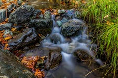 Caledonia Waterfall , At Troodos Mountains Royalty Free Stock Image