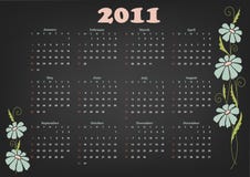 Calendar for 2011. Calendar for year 2011 with gray background stock illustration Calendar for 2011. Calendar for year 2011 with gray background stock illustration