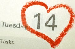 Calendar notebook page with a red hand written heart highlight o royalty free stock photos Calendar notebook page with a red hand written heart highlight o royalty free stock photos