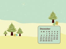 Calendario de la Navidad stock de ilustración Calendario de la Navidad stock de ilustración