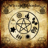 Calendario di Wicca illustrazione vettoriale Calendario di Wicca illustrazione vettoriale