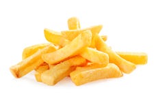 Cales frites de pomme de terre photographie stock Cales frites de pomme de terre photographie stock