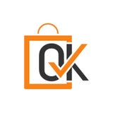 Calibre CORRECT de conception de logo de magasin illustration libre de droits Calibre CORRECT de conception de logo de magasin illustration libre de droits