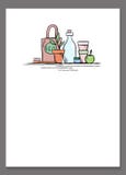 Calibre de bannière verticale avec les objets de rebut zéro écologiques illustration de vecteur Calibre de bannière verticale avec les objets de rebut zéro écologiques illustration de vecteur