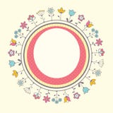 Calibre de carte de fête de naissance illustration libre de droits Calibre de carte de fête de naissance illustration libre de droits