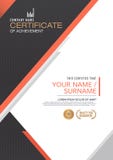 Calibre de certificat de vecteur illustration stock Calibre de certificat de vecteur illustration stock