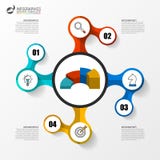Calibre de conception d'Infographic Concept créatif avec 4 étapes illustration de vecteur Calibre de conception d'Infographic Concept créatif avec 4 étapes illustration de vecteur