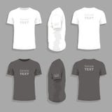 Calibre de conception du T-shirt des hommes