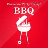 Calibre de vecteur de gril ou de barbecue. illustration stock Calibre de vecteur de gril ou de barbecue. illustration stock