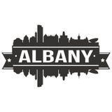 Calibre Editable de silhouette d'Art Design Skyline Flat City de vecteur d'icône d'Albany New York Etats-Unis d'Amérique Etats-Un illustration stock Calibre Editable de silhouette d'Art Design Skyline Flat City de vecteur d'icône d'Albany New York Etats-Unis d'Amérique Etats-Un illustration stock