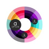 Calibre géométrique coloré abstrait de conception d'infographics d'option avec des options d'ABC d'échantillon Fond abstrait pour illustration libre de droits Calibre géométrique coloré abstrait de conception d'infographics d'option avec des options d'ABC d'échantillon Fond abstrait pour illustration libre de droits