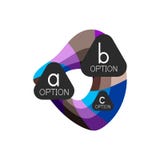 Calibre géométrique coloré abstrait de conception d'infographics d'option avec des options d'ABC d'échantillon Fond abstrait pour illustration libre de droits Calibre géométrique coloré abstrait de conception d'infographics d'option avec des options d'ABC d'échantillon Fond abstrait pour illustration libre de droits