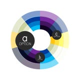 Calibre géométrique coloré abstrait de conception d'infographics d'option avec des options d'ABC d'échantillon Fond abstrait pour illustration libre de droits Calibre géométrique coloré abstrait de conception d'infographics d'option avec des options d'ABC d'échantillon Fond abstrait pour illustration libre de droits
